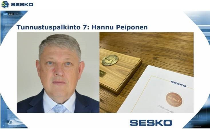 Tunnustuspalkinto standardoinnista