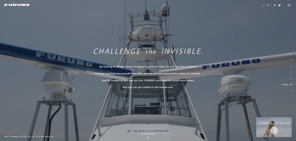 Furuno Corporate video on julkaistu: Challenge the invisible! 