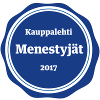 Furuno Finland Oy:lle Menestyjä 2017 -sertifikaatti